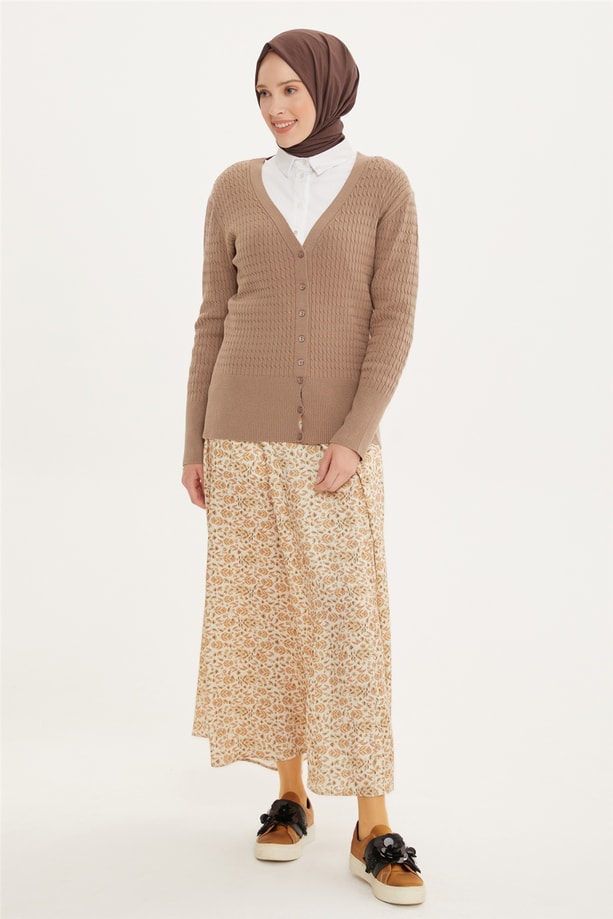 Armine Hırka 21KD9028 Taş