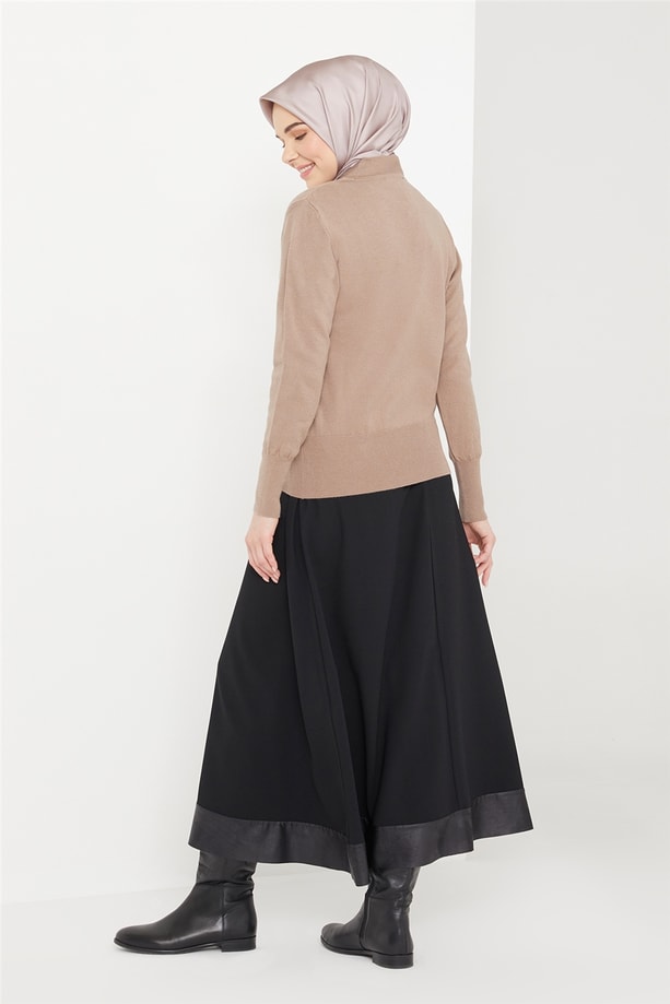 Armine Yarım Balıkçı Kazak 21KD9030 Taş