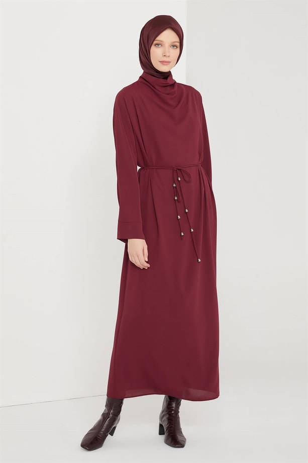Armine Elbise 21K9331 Bordo