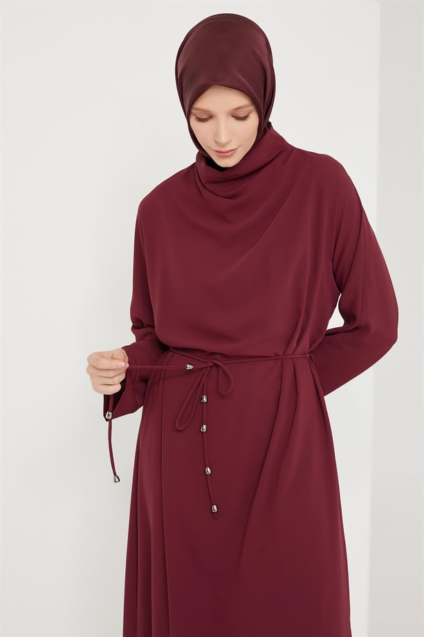 Armine Elbise 21K9331 Bordo