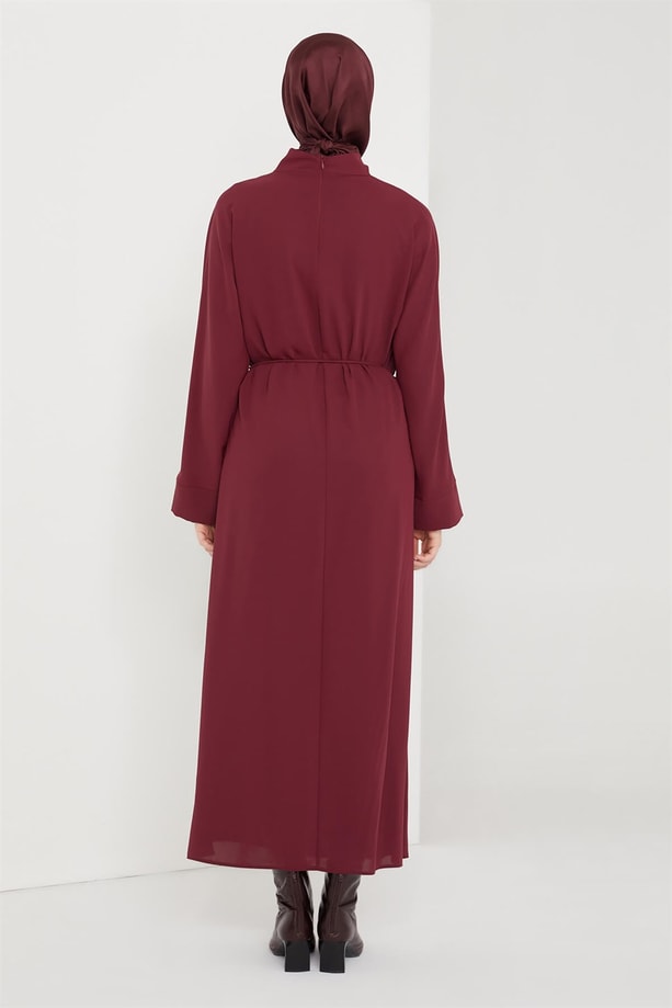 Armine Elbise 21K9331 Bordo