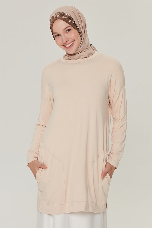 Armine Tunik 21YD2000 Bej