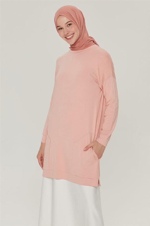 Armine Tunik 21YD2000 Pudra