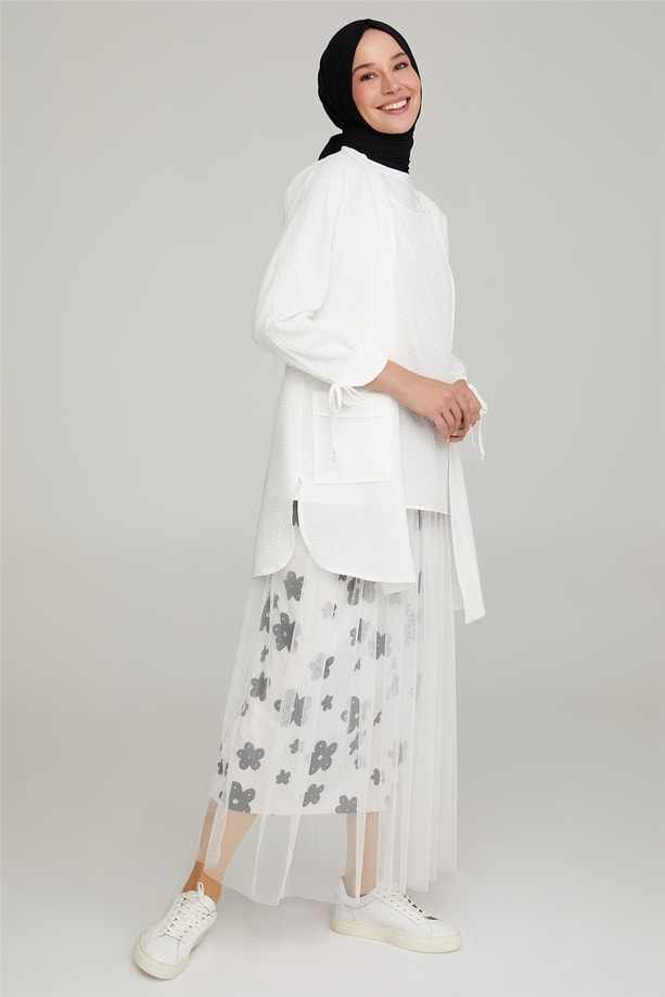 Armine Etek 21YD2001 Beyaz