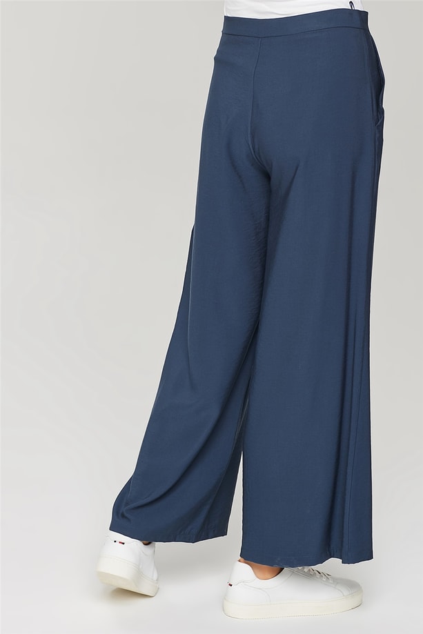 Armine Bol Paça Pantolon 21Y2028 İndigo