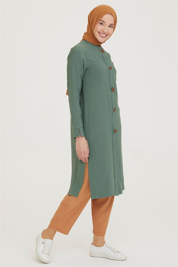Armine Beli Lastikli Bağcıklı Pantolon 21Y2035 Camel