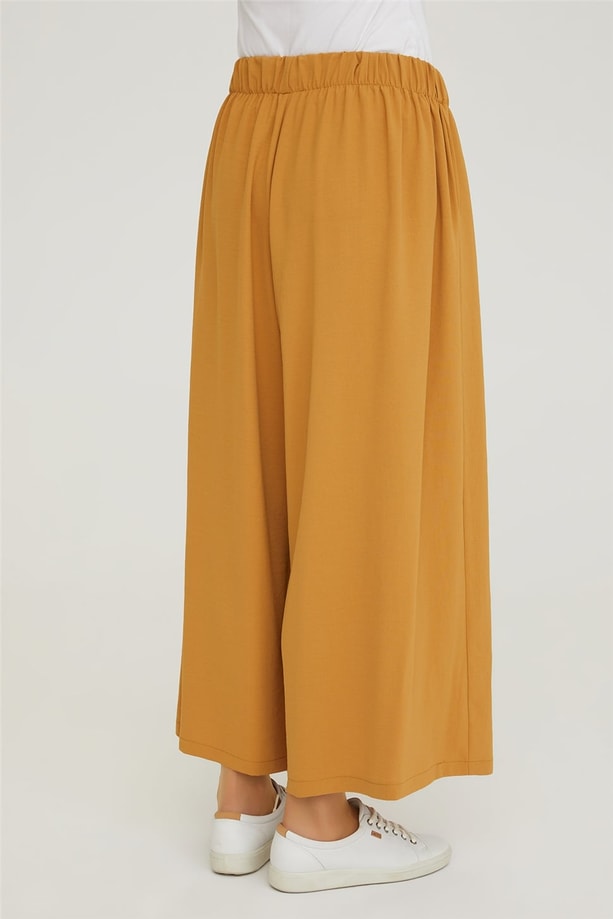 Armine Beli Lastikli Pantolon 21Y2040 Camel