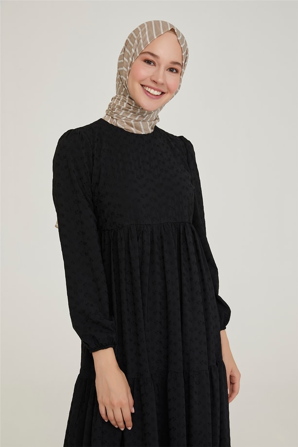Armine Elbise 21YD2303 Siyah