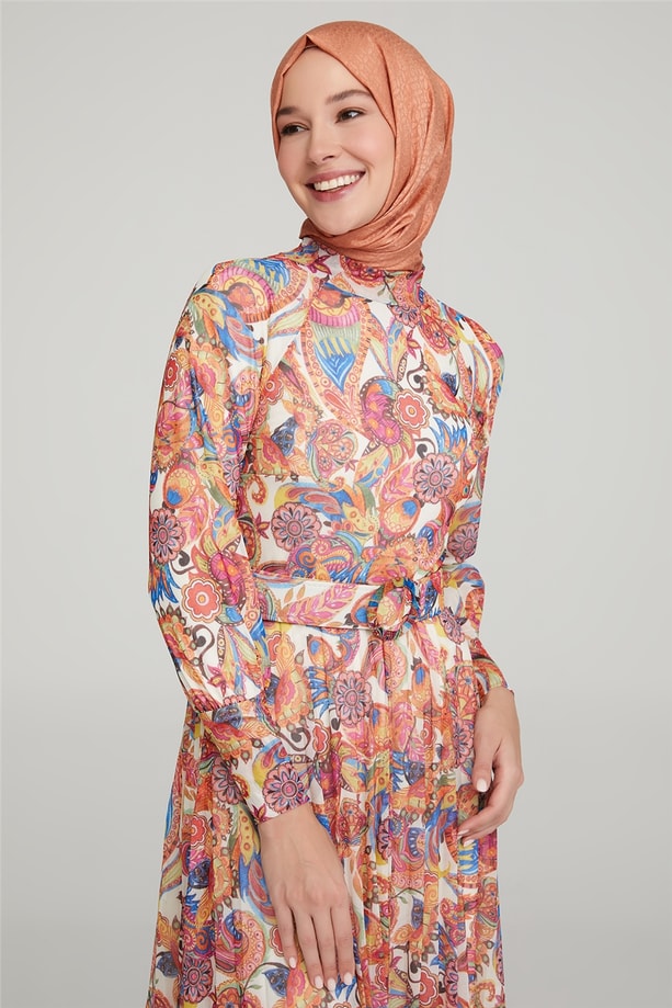 Armine Elbise 21YD2501 Mercan