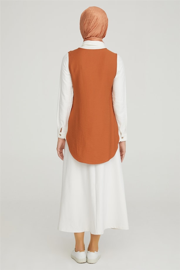 Armine Tunik 21YD3302 Kiremit