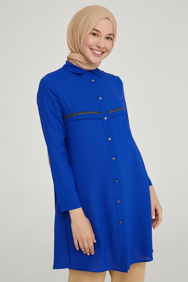 Armine Tunik 21YD3304 İndigo