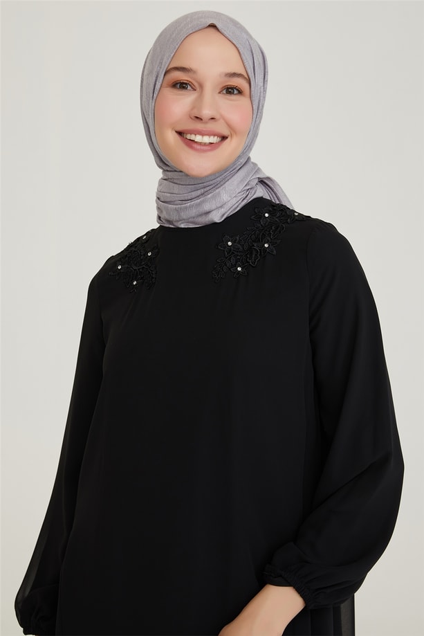 Armine Tunik 21YD3309 Siyah
