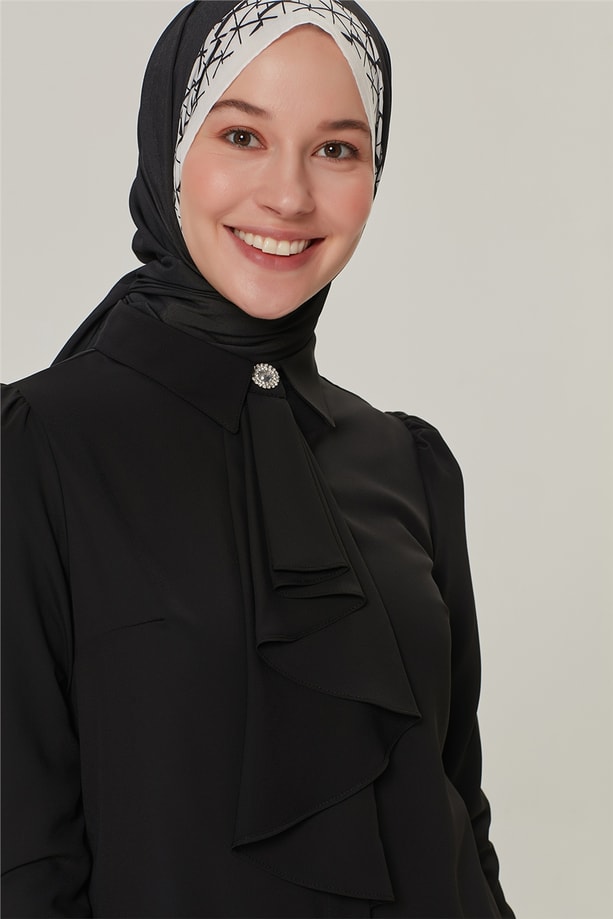 Armine Gömlek 21YD3327 Siyah