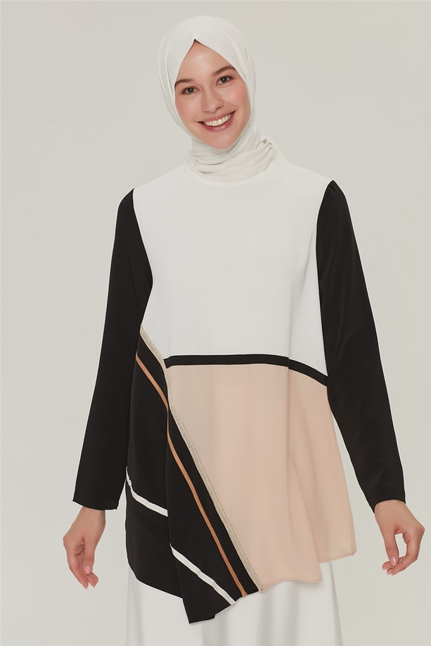 Armine Tunik 21YD3813 Siyah