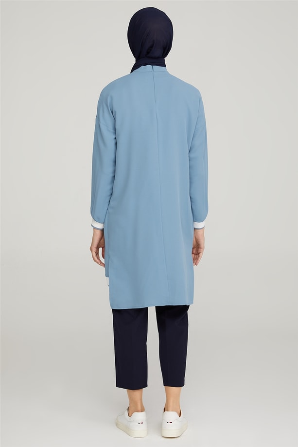 Armine Trend Tunik 21YT401 Gri Mavi