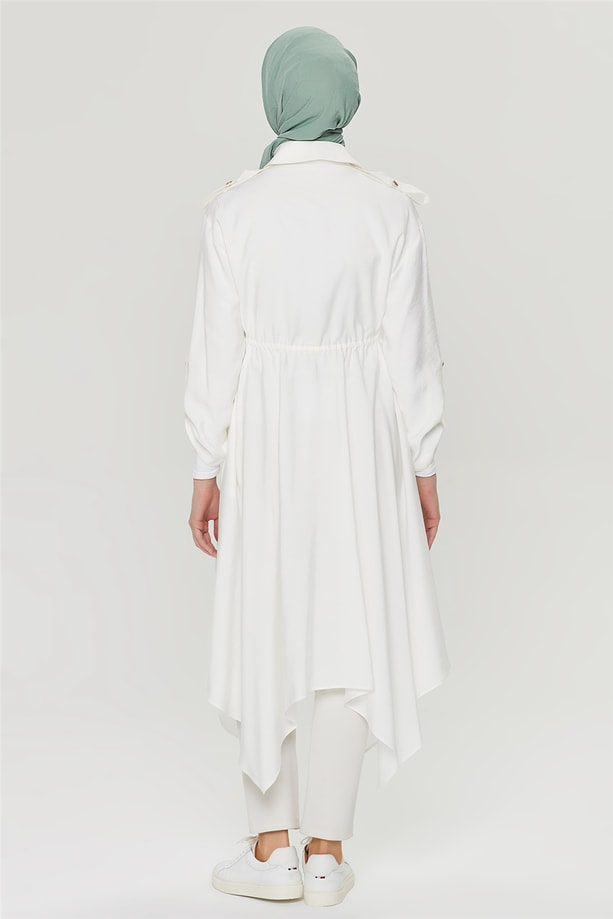 Armine Apoletli Tunik 21Y4357 Ekru