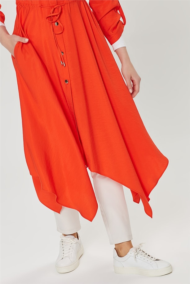 Armine Apoletli Tunik 21Y4357 Mandarin