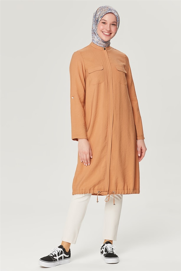 Armine Cepli Spor Tunik 21Y4359 Camel