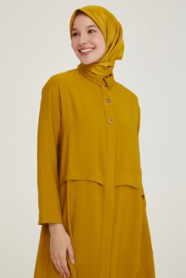 Armine Bel Kesik Detaylı Tunik 21Y4363 Asit