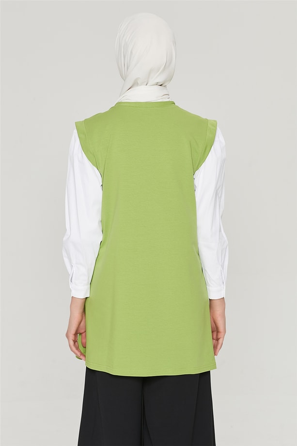 Armine Tunik 21YD4370 Fıstık Yeşil