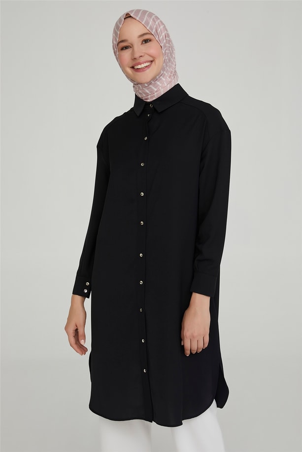 Armine Çift Taraflı Tunik 21Y4407 Siyah