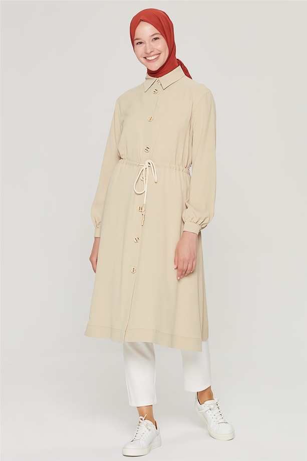 Armine Tunik Formlu Hırka 21Y5316 Bej