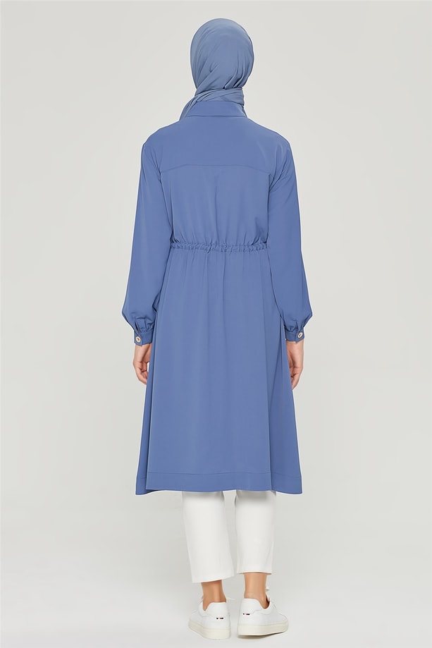 Armine Tunik Formlu Hırka 21Y5316 İndigo