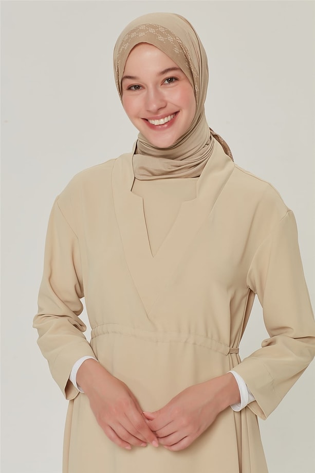 Armine Yakalı Asimetrik Giyçık 21Y5329 Taş