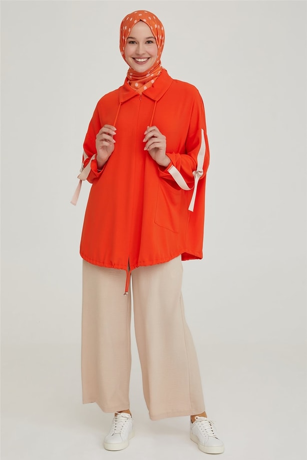 Armine Ekose Tunik Pantolon Takım 21Y6260 Mandarin
