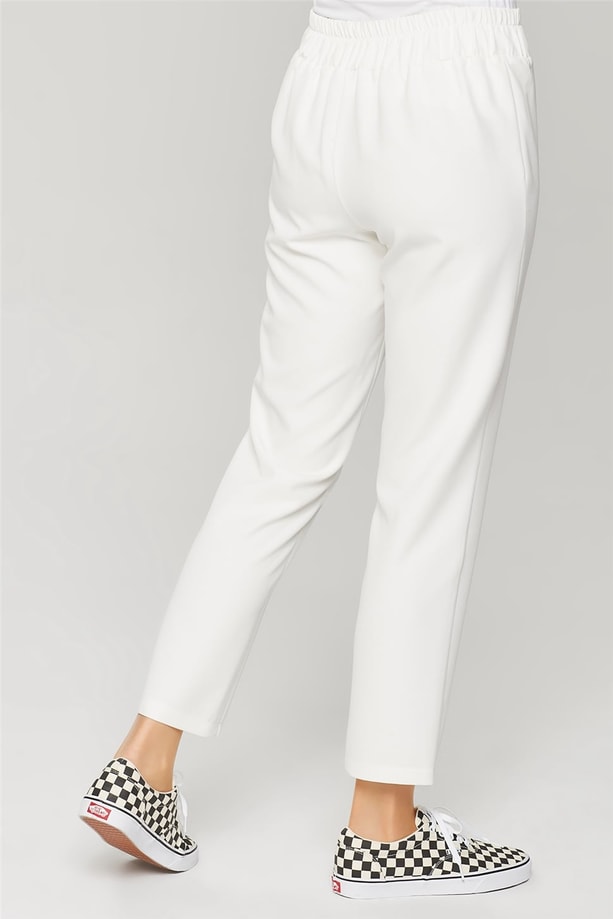 Armine Uzun Ceketli Blazer Takım 21Y6262 Ekru