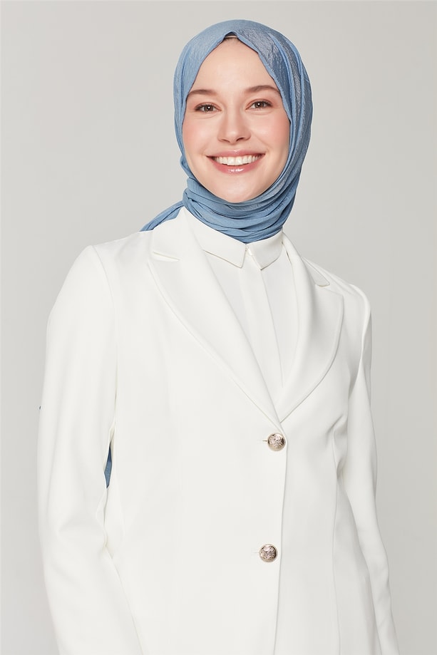 Armine Uzun Ceketli Blazer Takım 21Y6262 Ekru