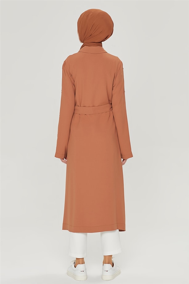 Armine Çıtçıt Detaylı Giyçık Kap 21Y7265 Camel