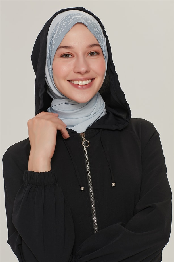 Armine Kapşonlu Reglan kollu etek ucu lastikli Kap 21Y7290 Siyah