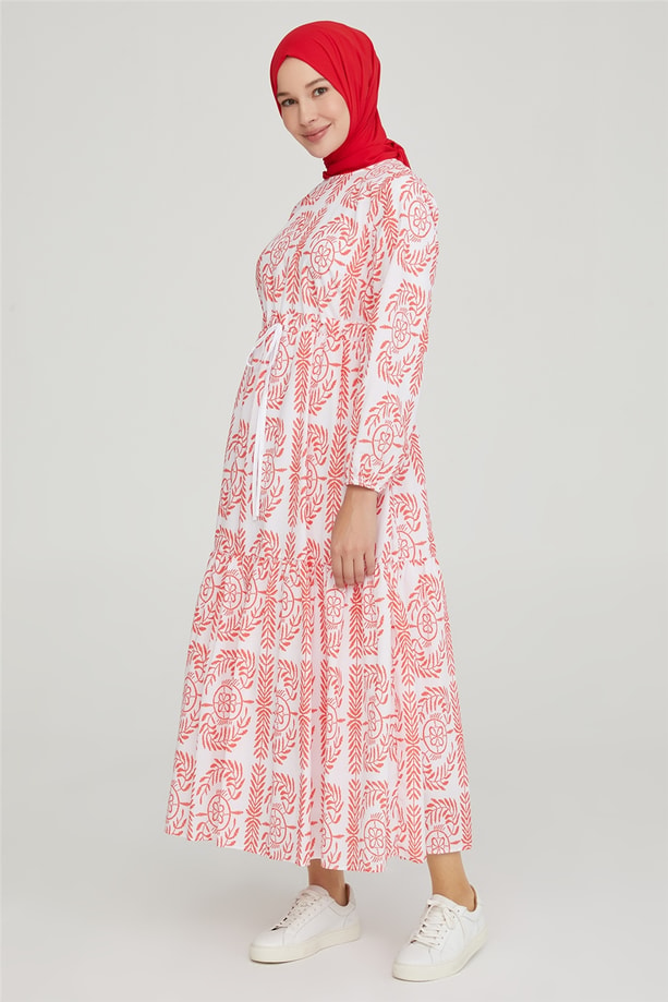 Armine Elbise 21YD8304 Mercan
