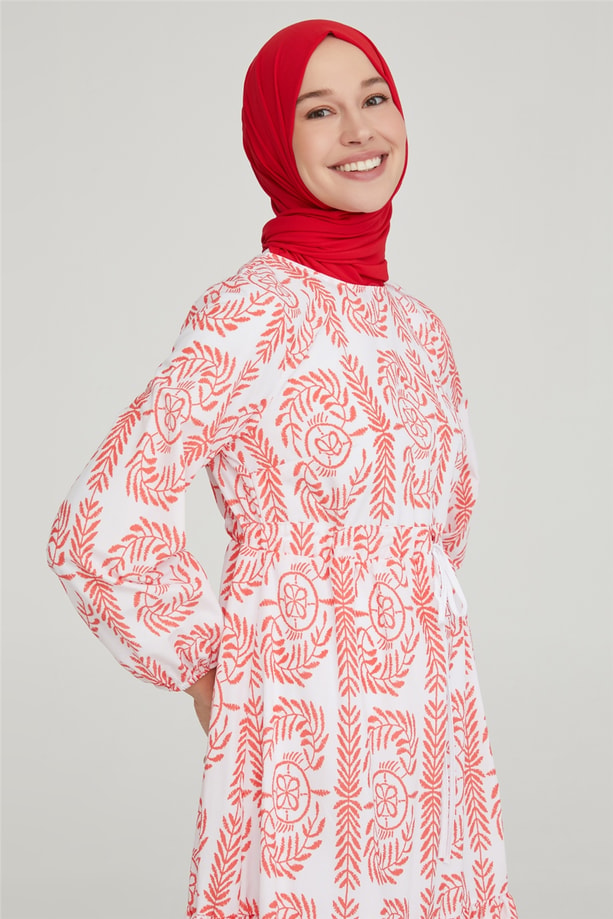 Armine Elbise 21YD8304 Mercan
