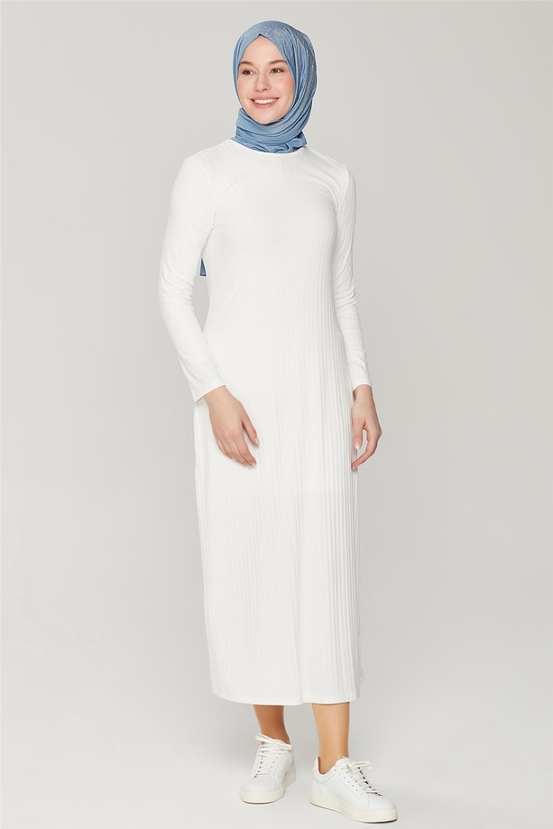 Armine Elbise 21YD9242 Ekru