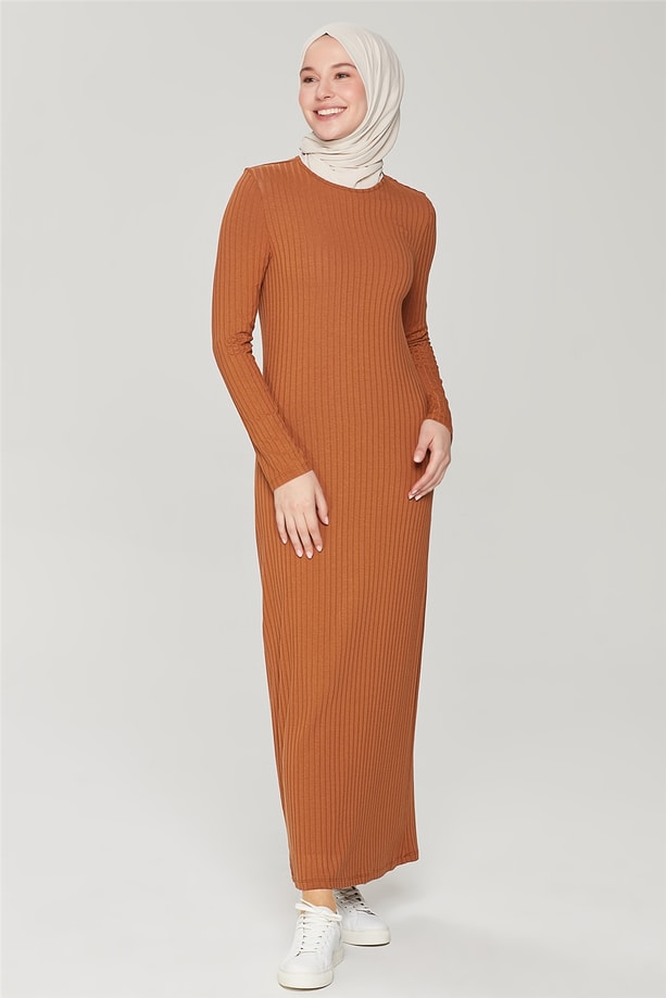 Armine Elbise 21YD9242 Taba
