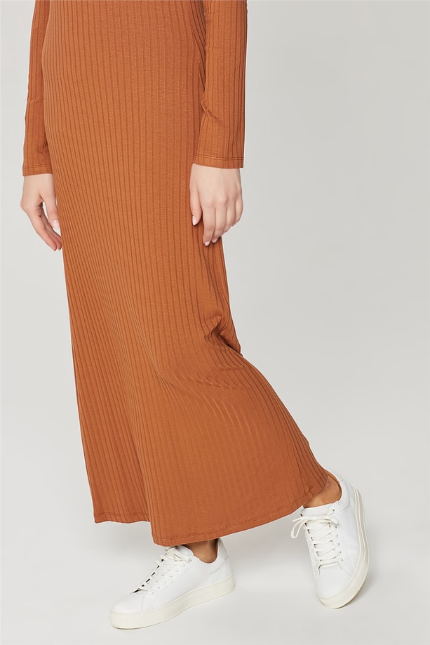 Armine Elbise 21YD9242 Taba