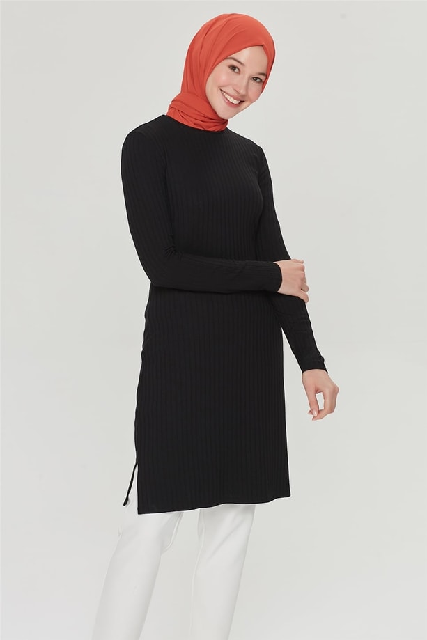 Armine Tunik 21YD9244 Siyah