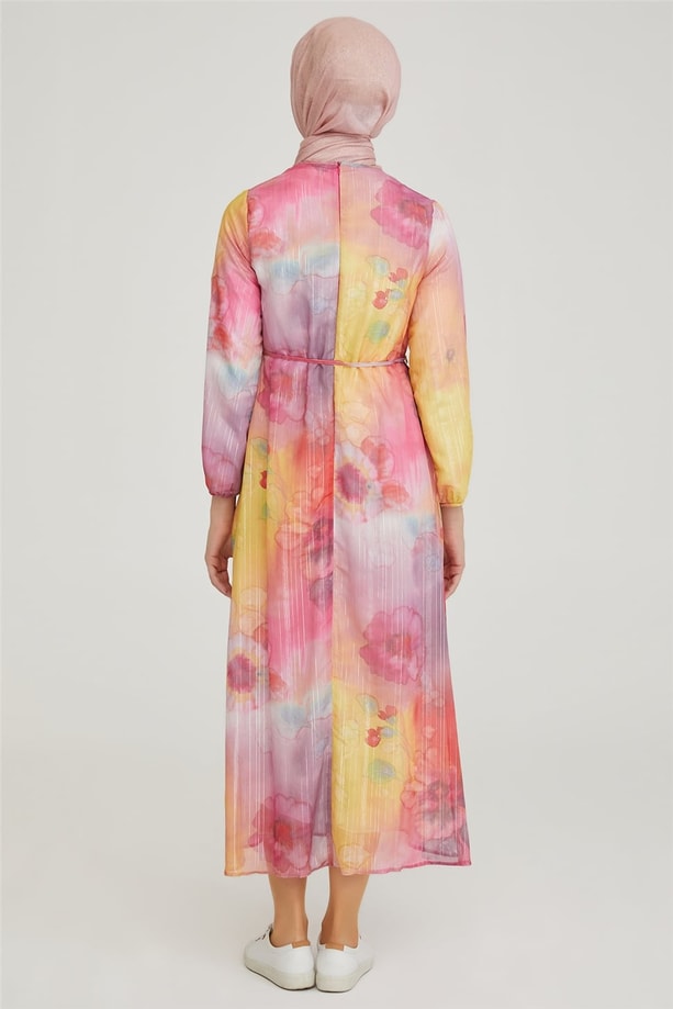 Armine Elbise 21YD9256 Pembe