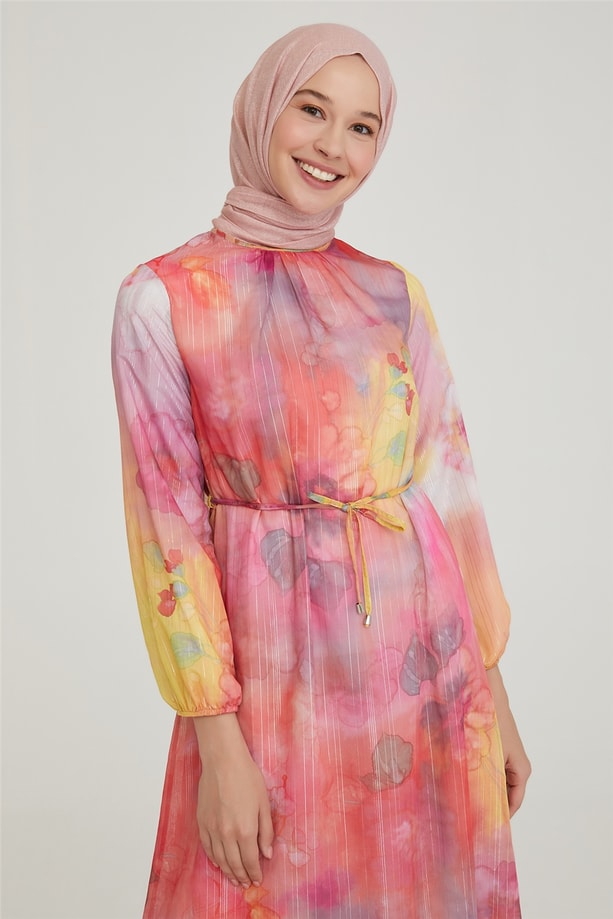 Armine Elbise 21YD9256 Pembe