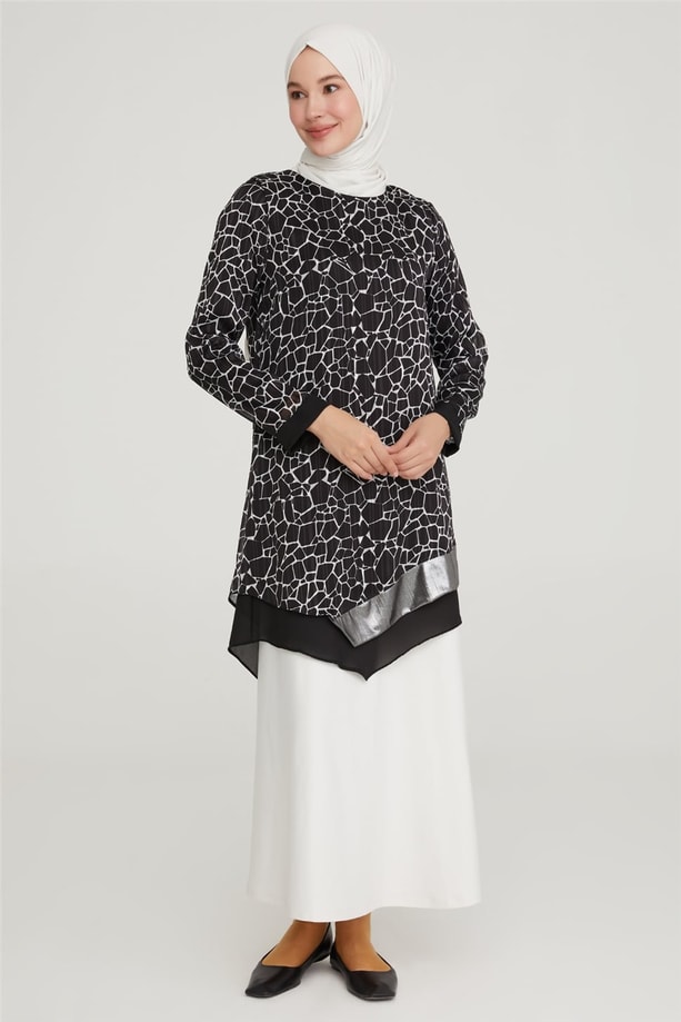 Armine Tunik 21YD9262 Siyah