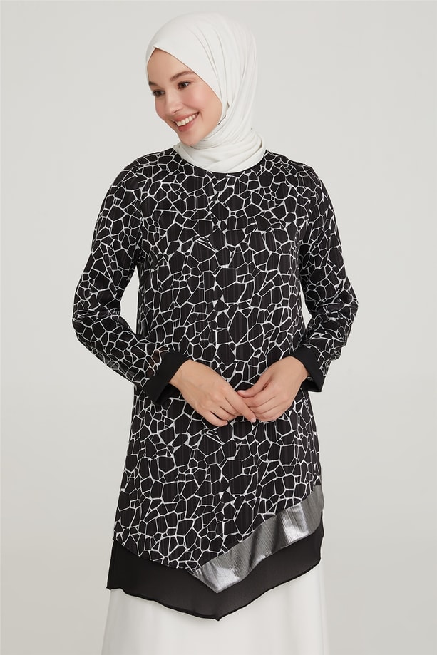 Armine Tunik 21YD9262 Siyah