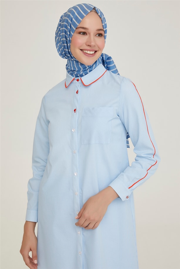 Armine Tunik 21YH416 Mavi