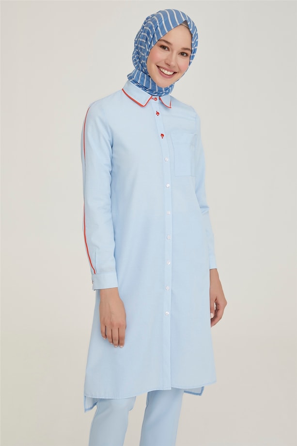 Armine Tunik 21YH416 Mavi