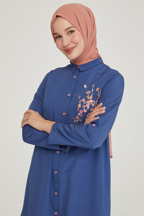 Armine Tunik 21YH418 İndigo