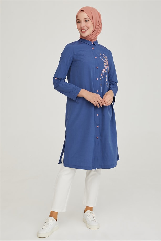 Armine Tunik 21YH418 İndigo