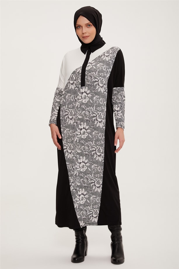 Armine Elbise 22KD1500 Siyah