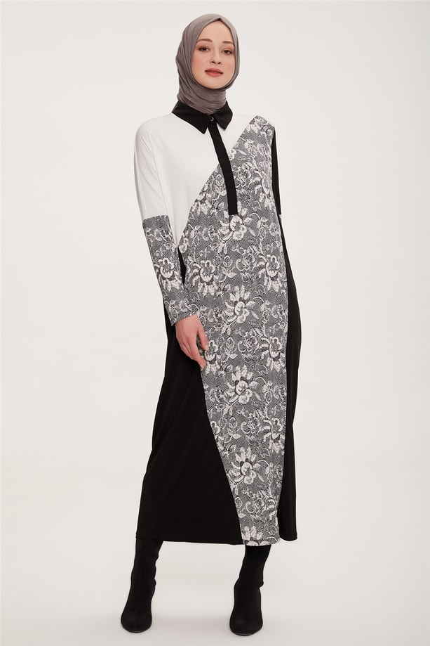 Armine Elbise 22KD1500 Siyah