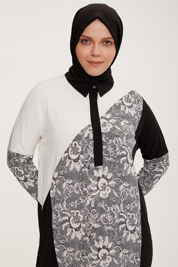 Armine Elbise 22KD1500 Siyah